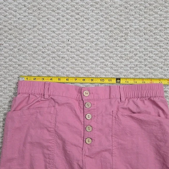 Lintico Lightweight Raspberry Pink Linen Pants XXL - Picture 5 of 8